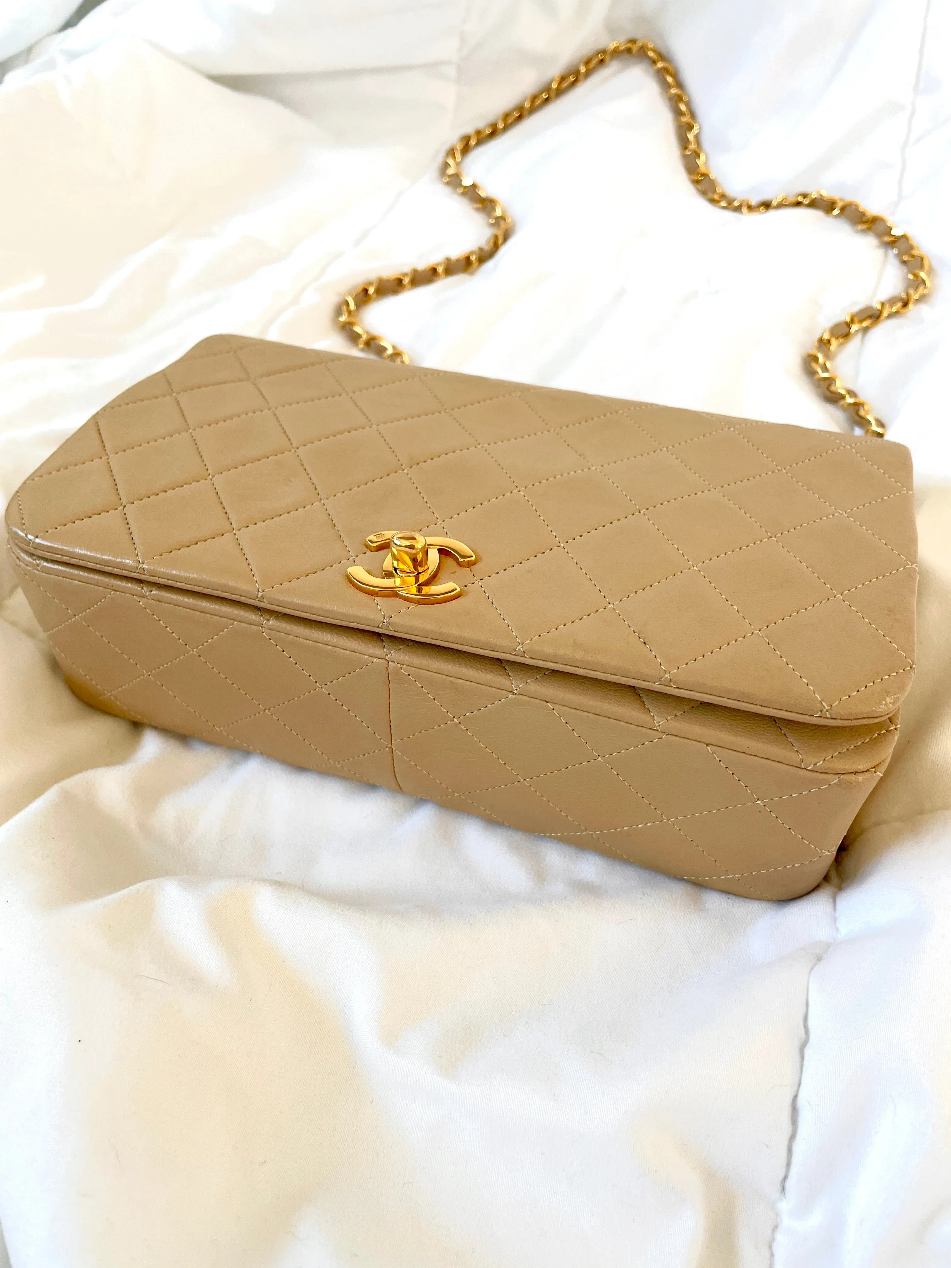 CL Lambskin Medium Full Flap Bag