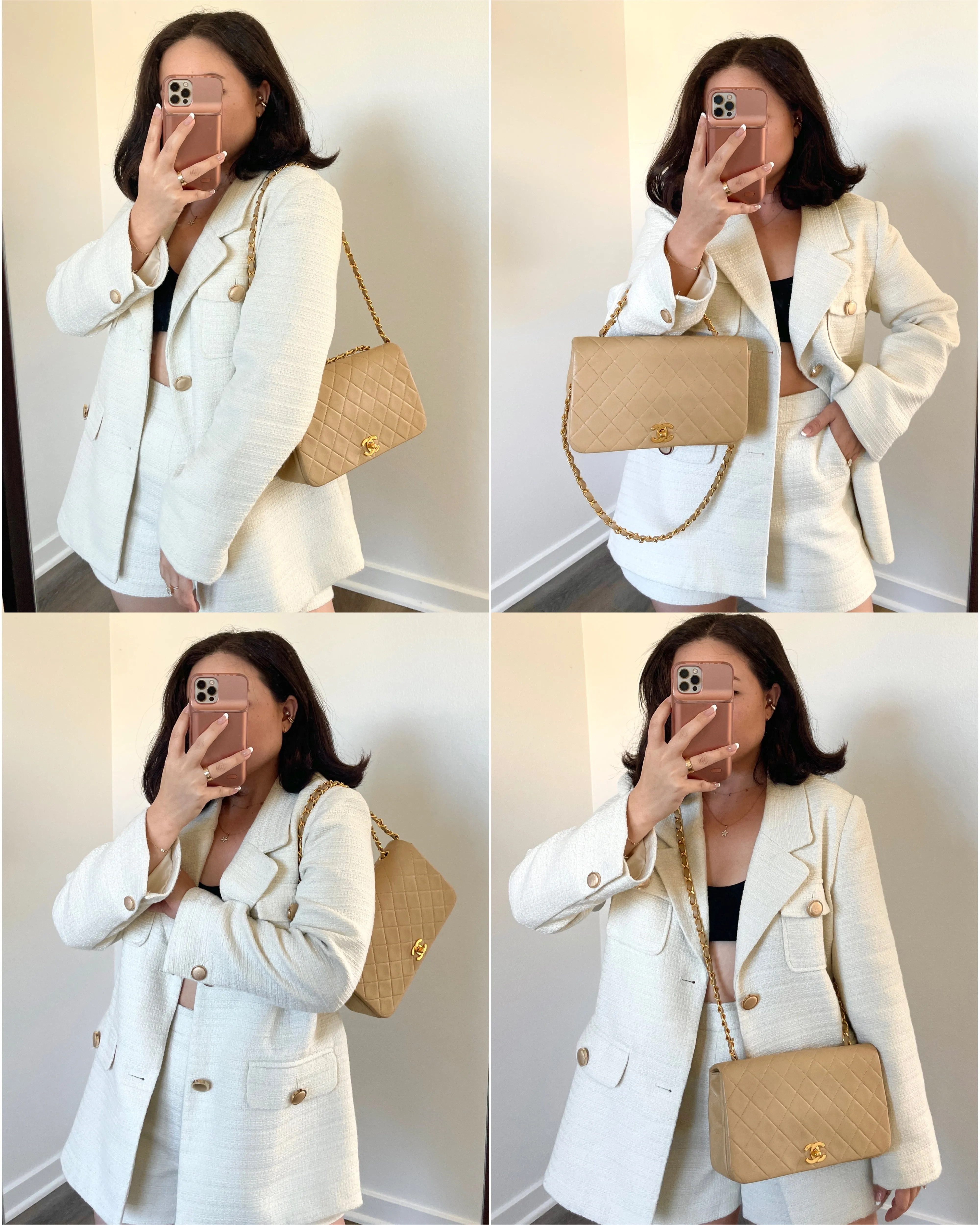 CL Lambskin Medium Full Flap Bag