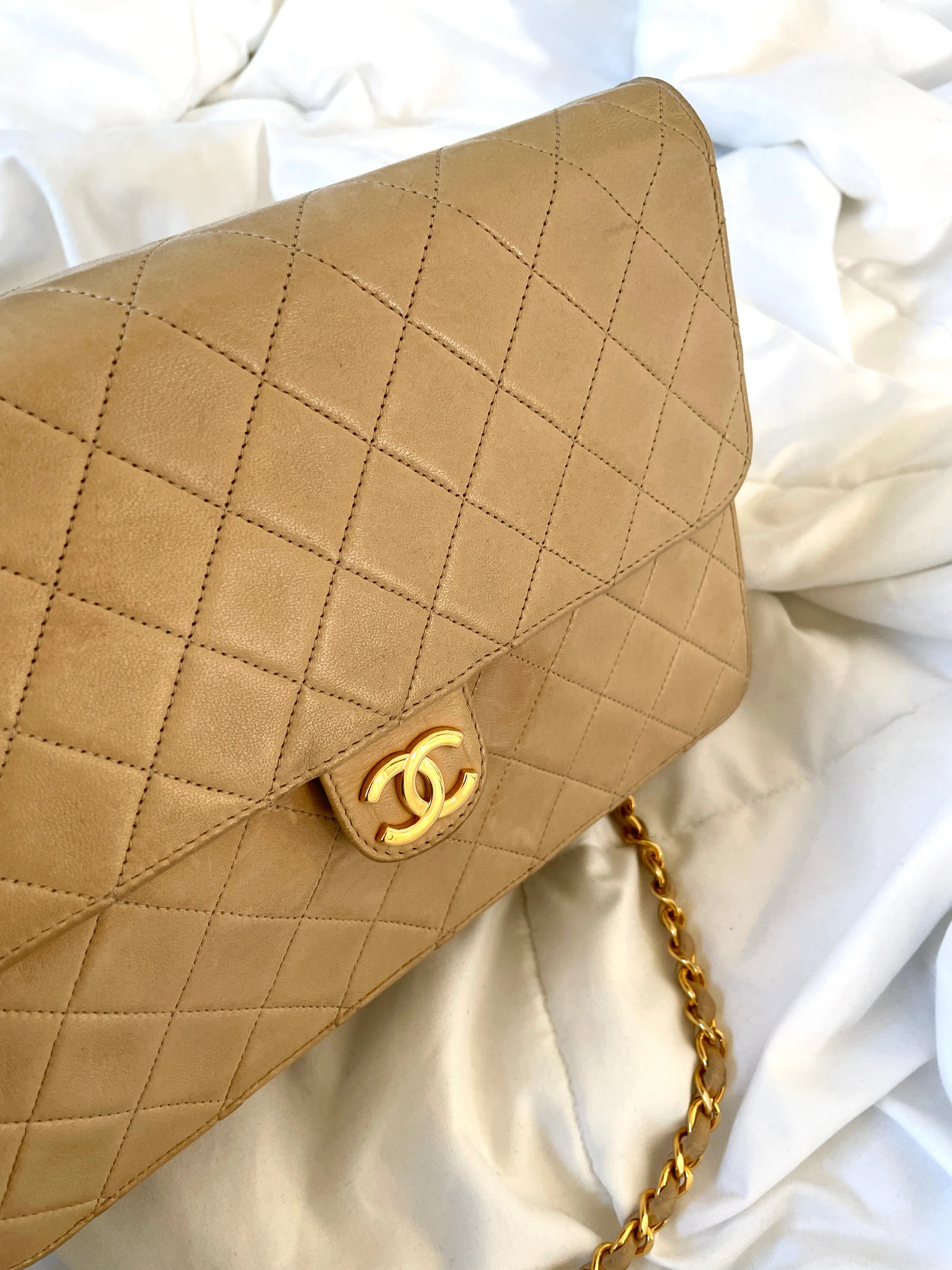 CL Lambskin Medium Half Flap Bag