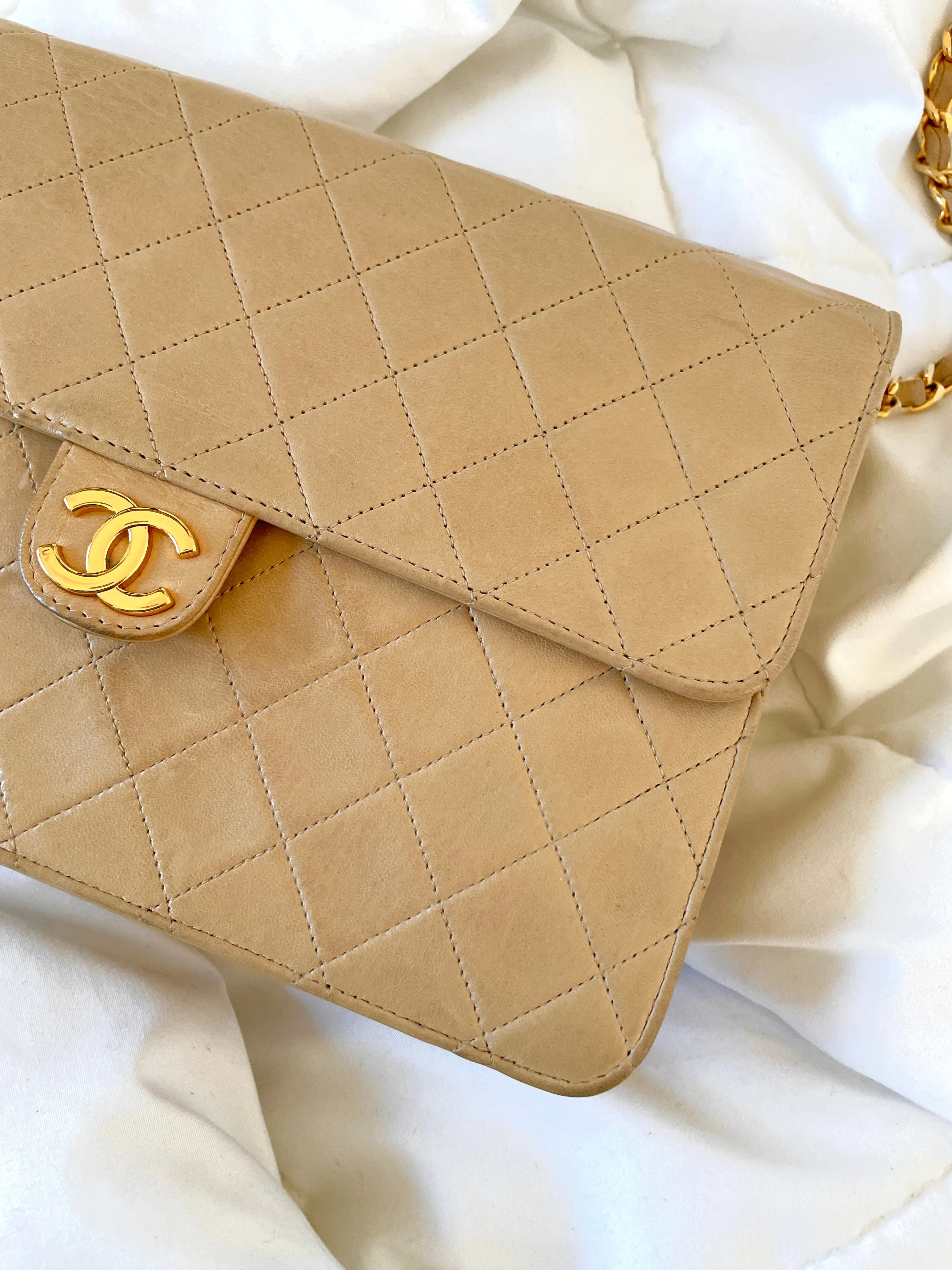 CL Lambskin Medium Half Flap Bag