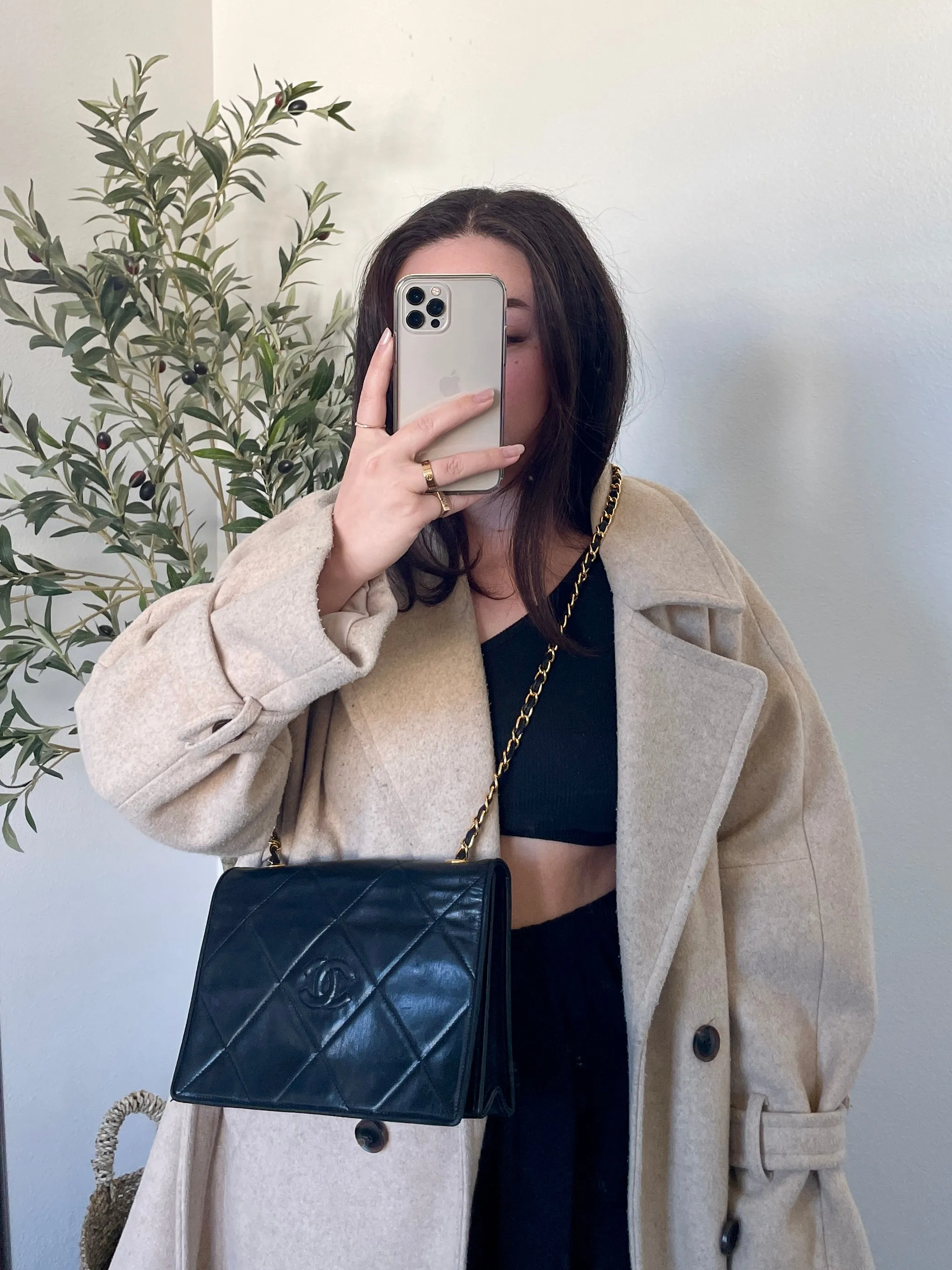 CL Vintage Lambskin Flap Bag