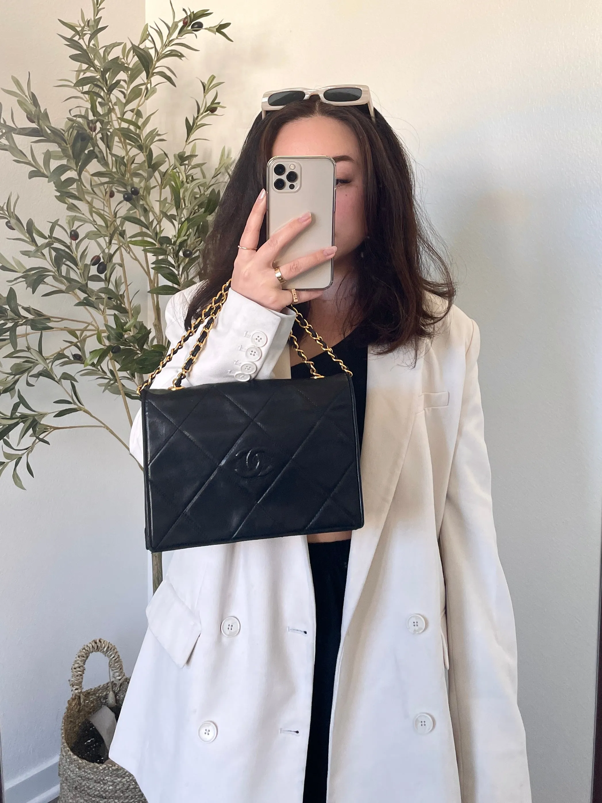 CL Vintage Lambskin Flap Bag