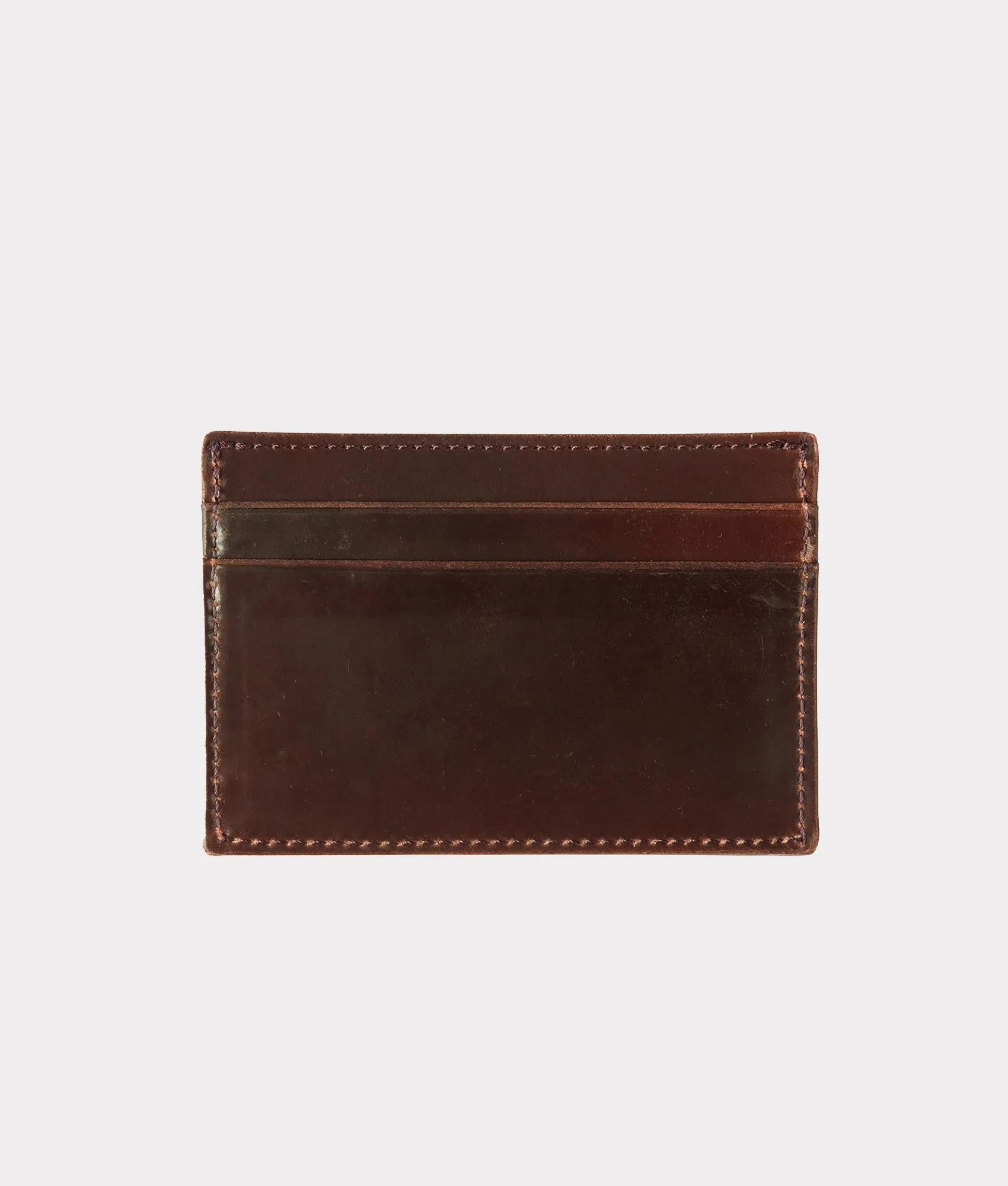 Flat Card Case - Cordovan :: Cognac