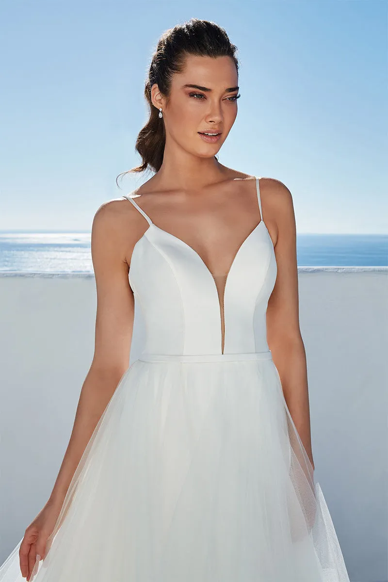 Henri Tiered Tulle Wedding Dress