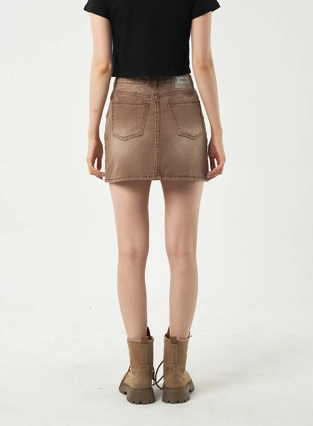 High Waist Mini Skirt OY303