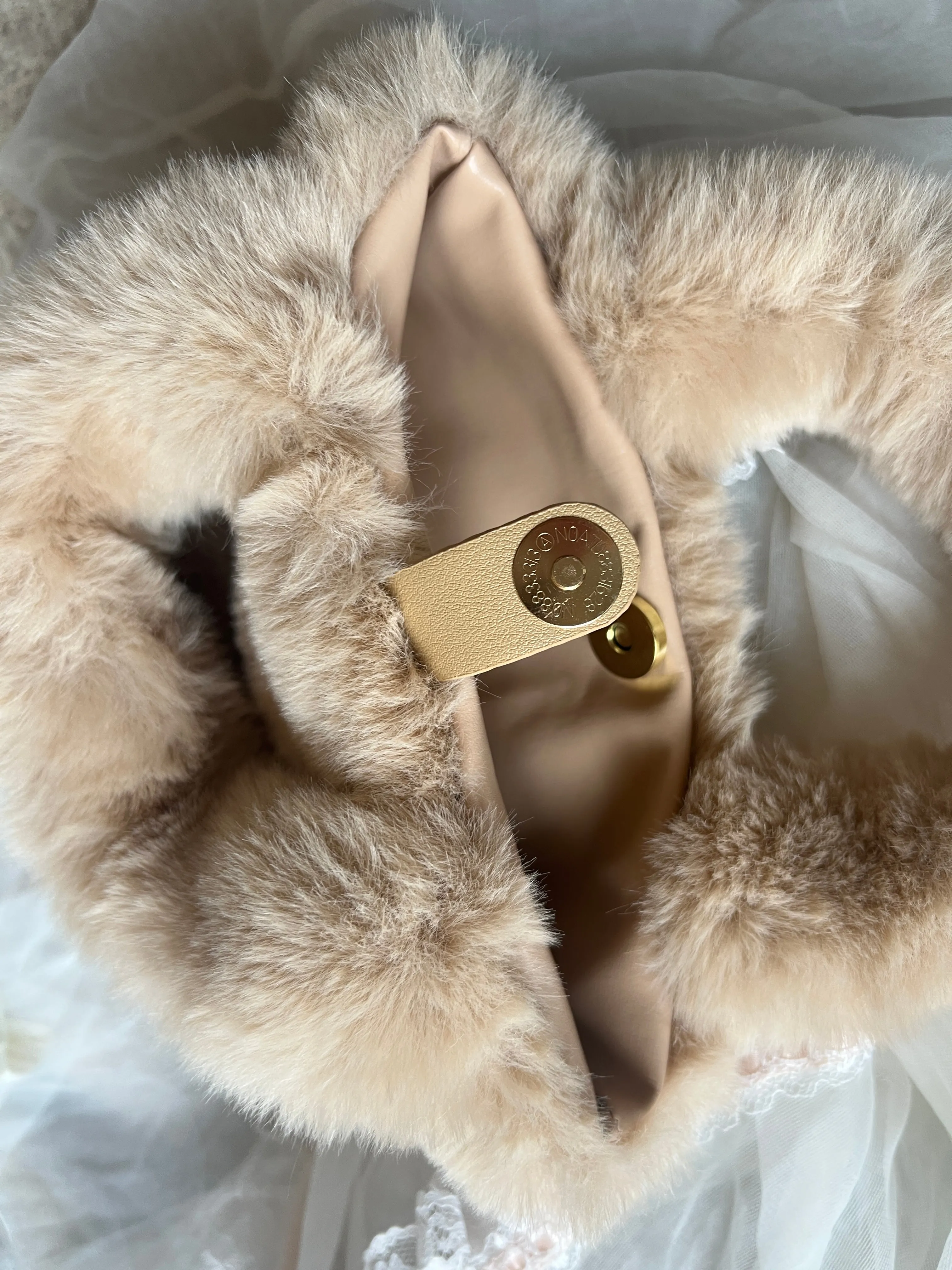 In My Soft Girl Era Faux Fur Mini Hand Bag