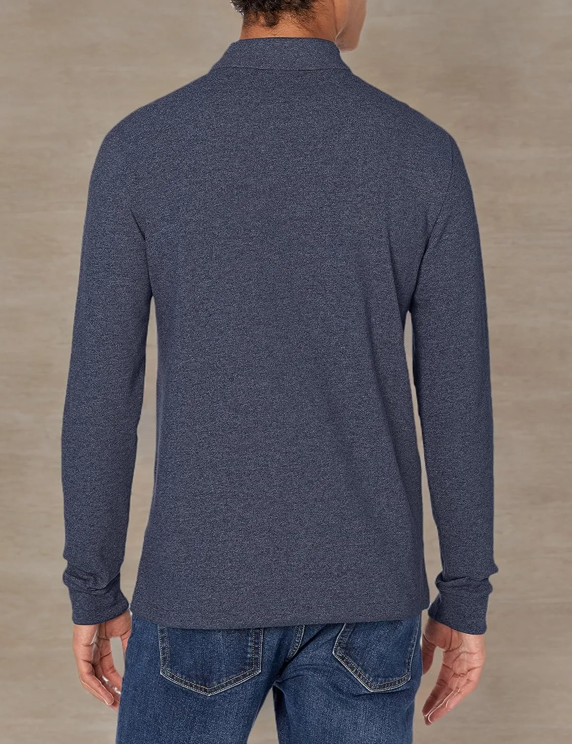Lacoste Mens Classic Long Sleeve Pique Polo Shirt