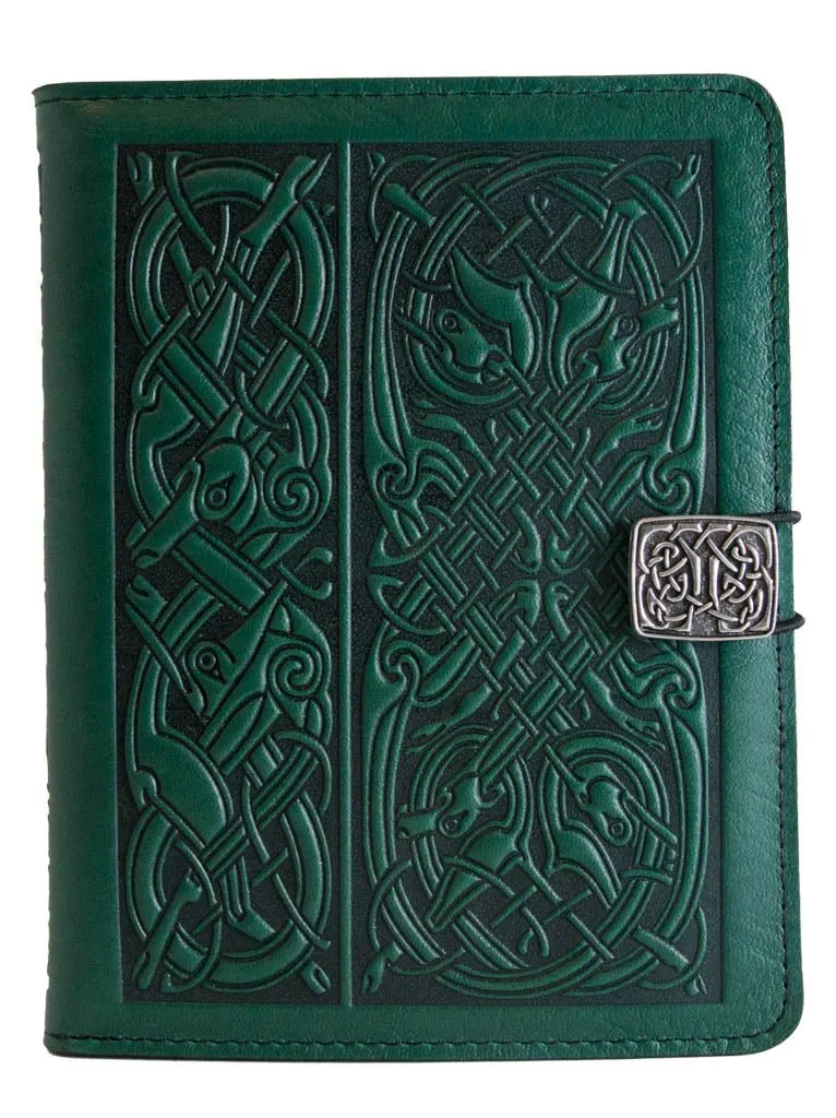 Leather Cover for Kindle e-Readers, Celtic Hounds