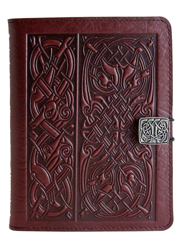 Leather Cover for Kindle e-Readers, Celtic Hounds