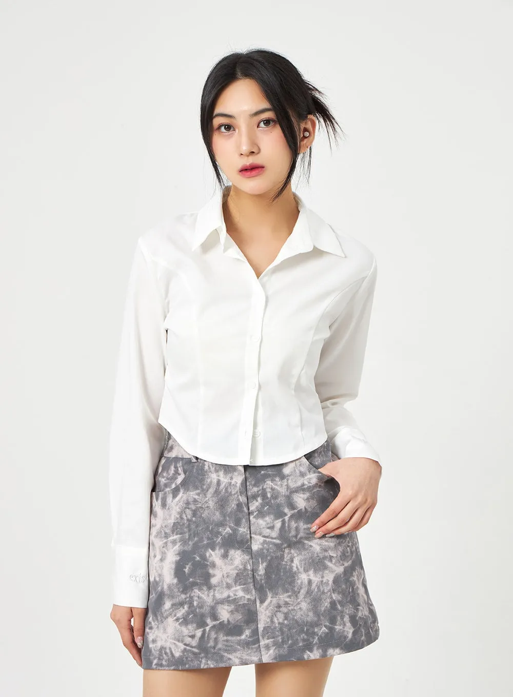 Mixed Color Mini Skirt BA312