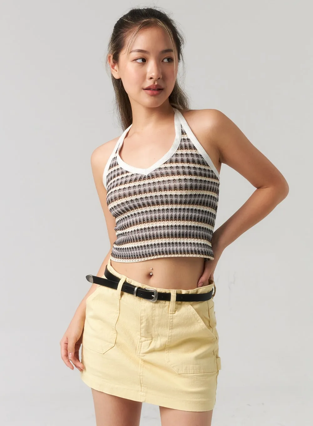 Pastel Color Mini Skirt CU330