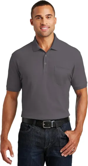 Port Authority Core Classic Pique Pocket Polo