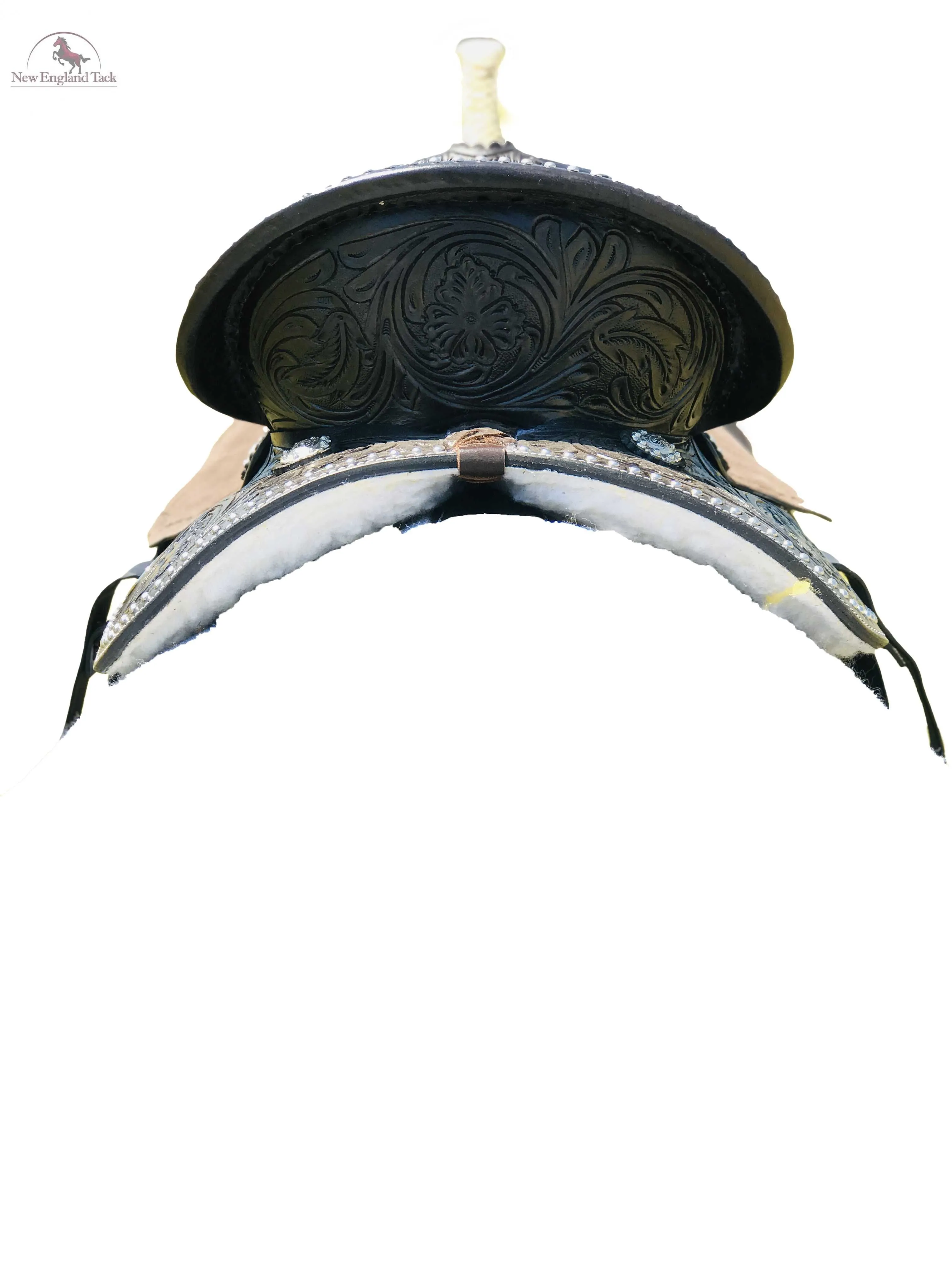 Resistance Youth/Pony Border Tooled Western Barrel Saddle With Floral Tooled Single Skirt