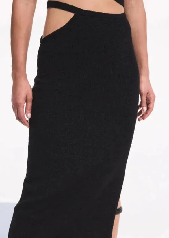 Samira Knit Skirt - Black