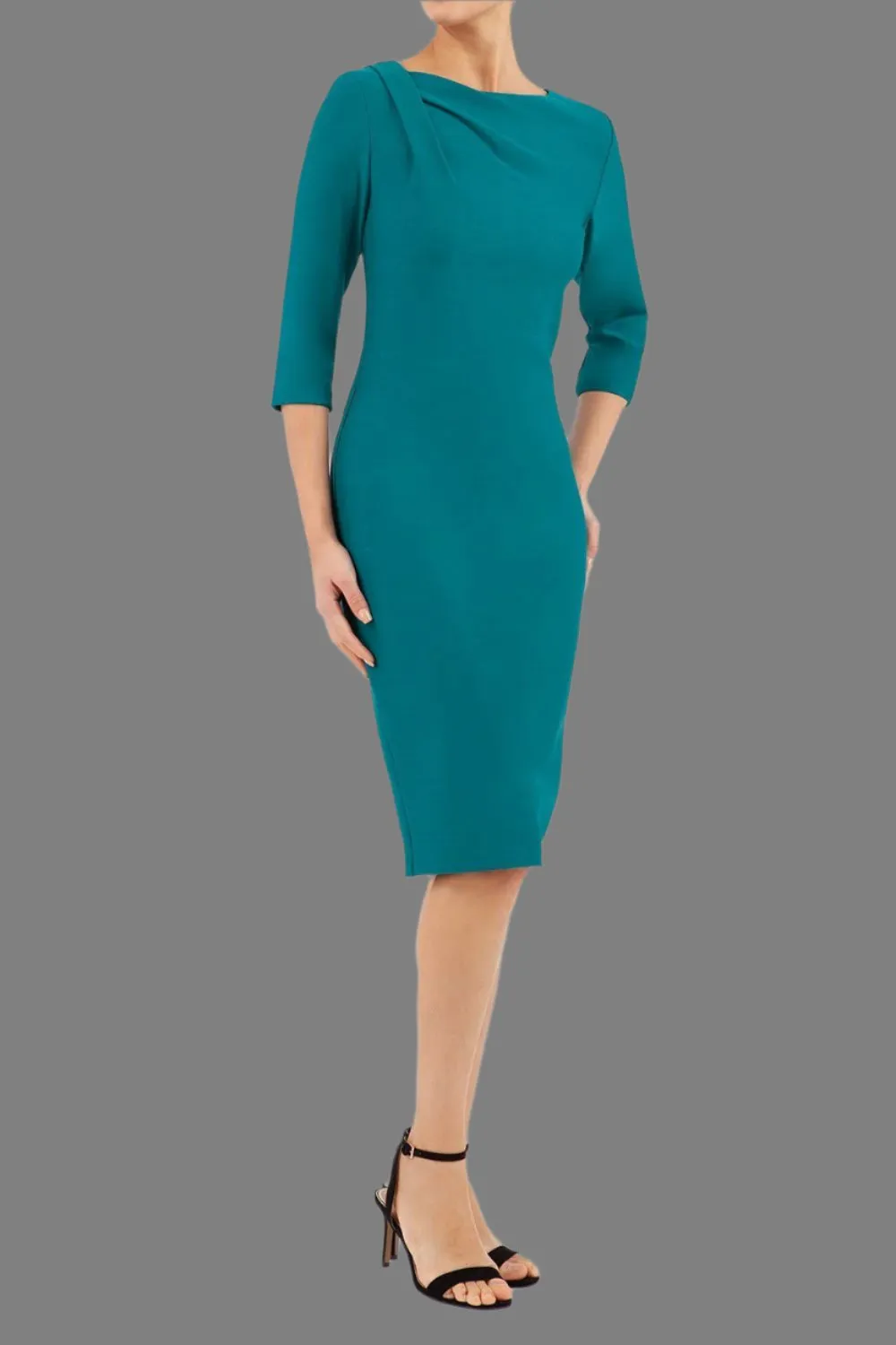Seed Segovia Sleeved Pencil Dress