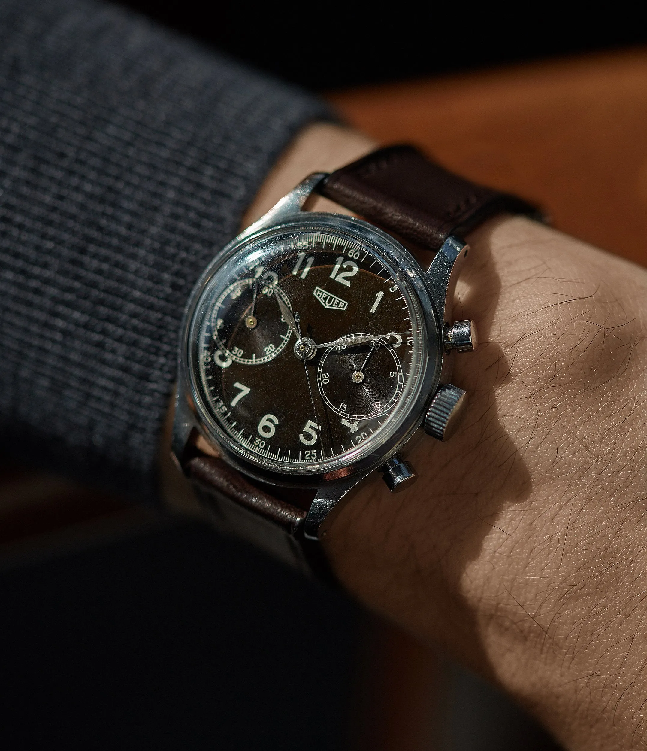 smooth leather strap