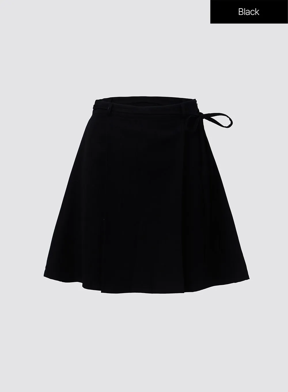 Strap Flare Mini Skirt IO319