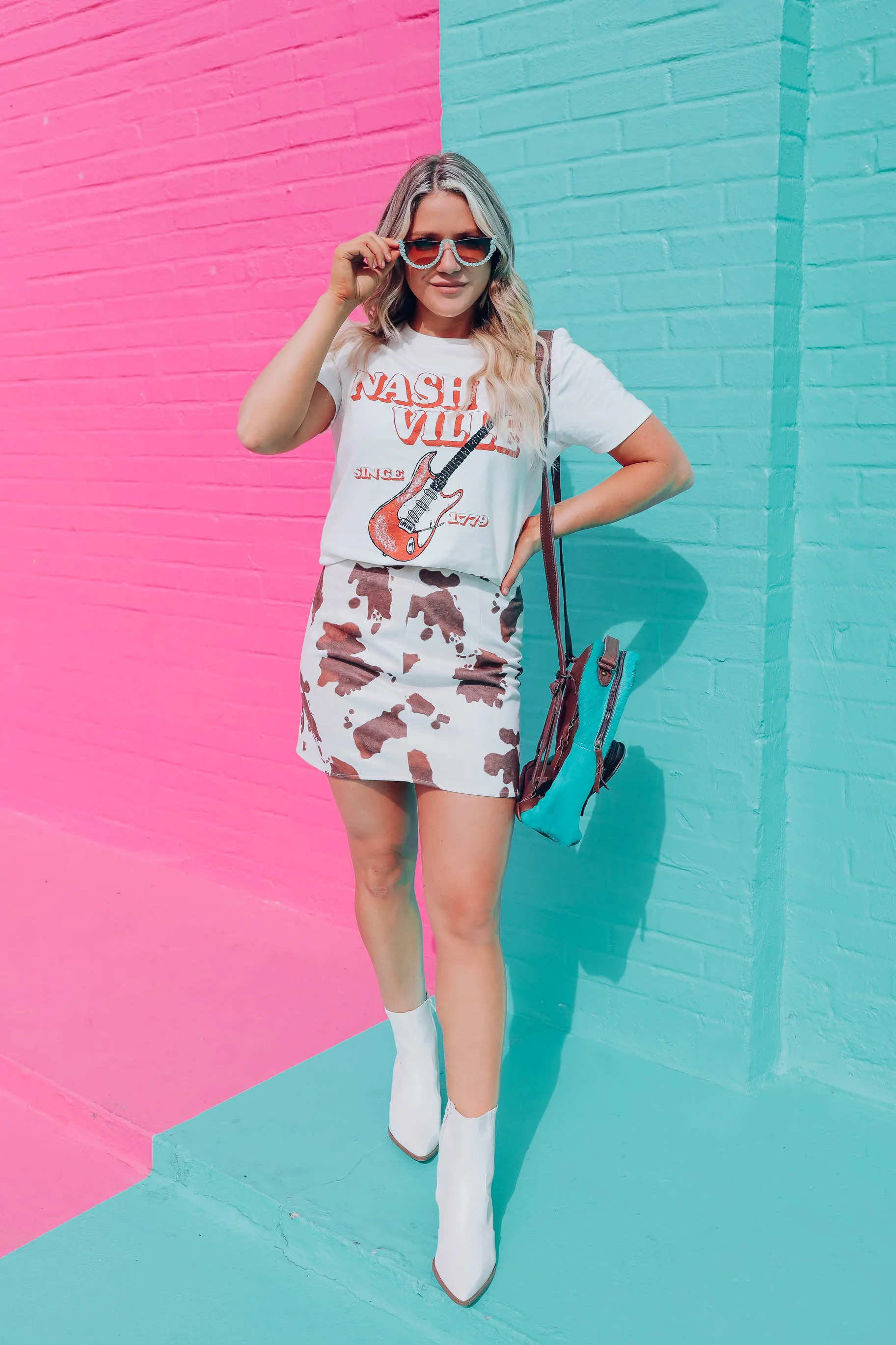 Syrah Faux Suede Mini Skirt