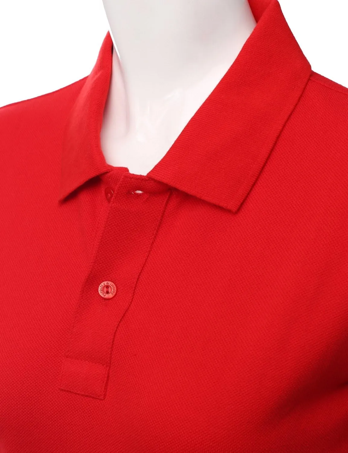 Women's Luxurious Solid Long Sleeves PK Polo Shirt