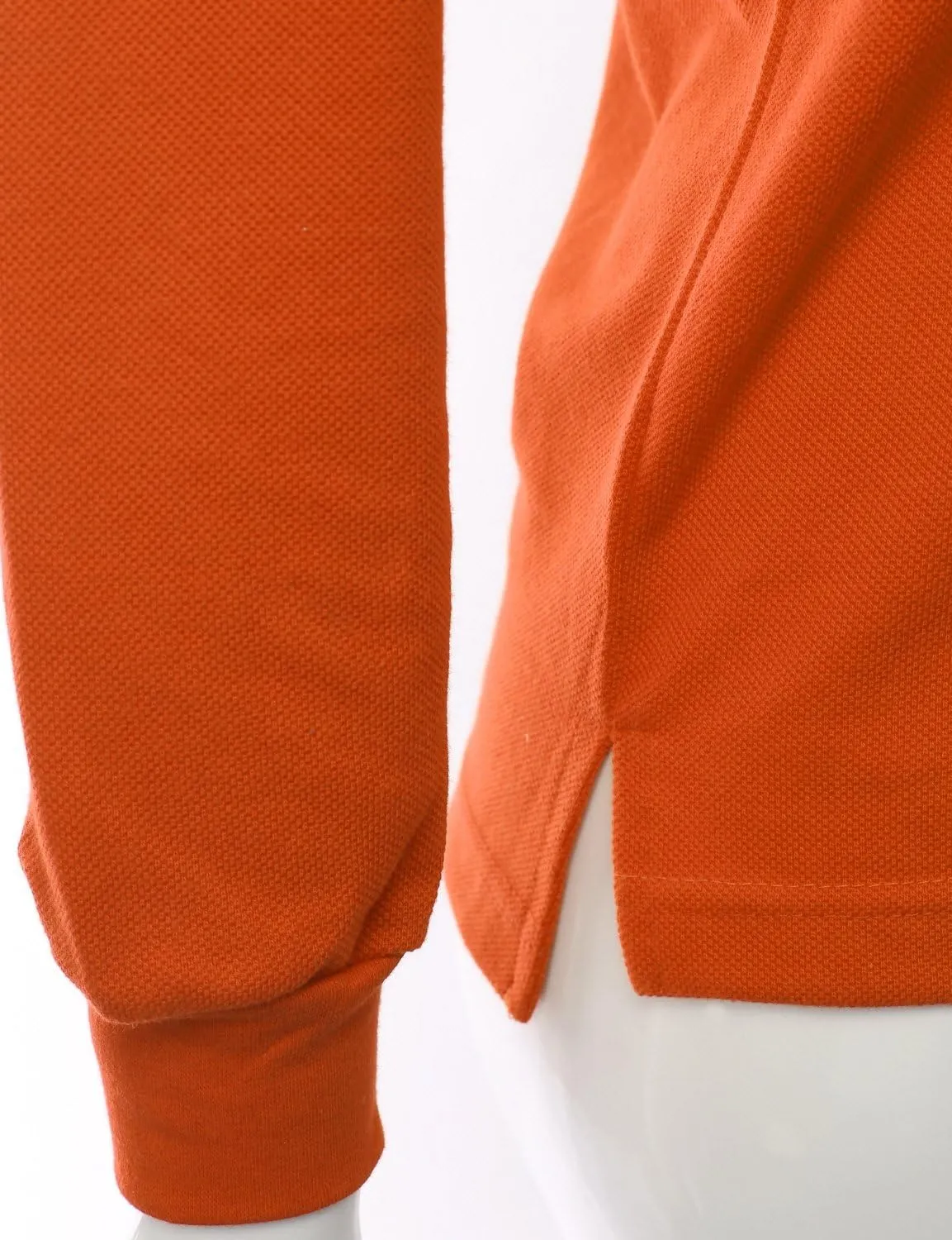 Women's Luxurious Solid Long Sleeves PK Polo Shirt